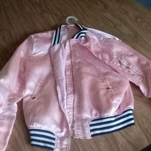 Satin leather jacket